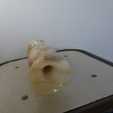 Polished marble vase