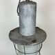 Large Industrial Cast Aluminium Cage Pendant Light , 1960s