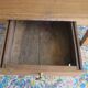 farmhouse coffee table with one solid wood drawer