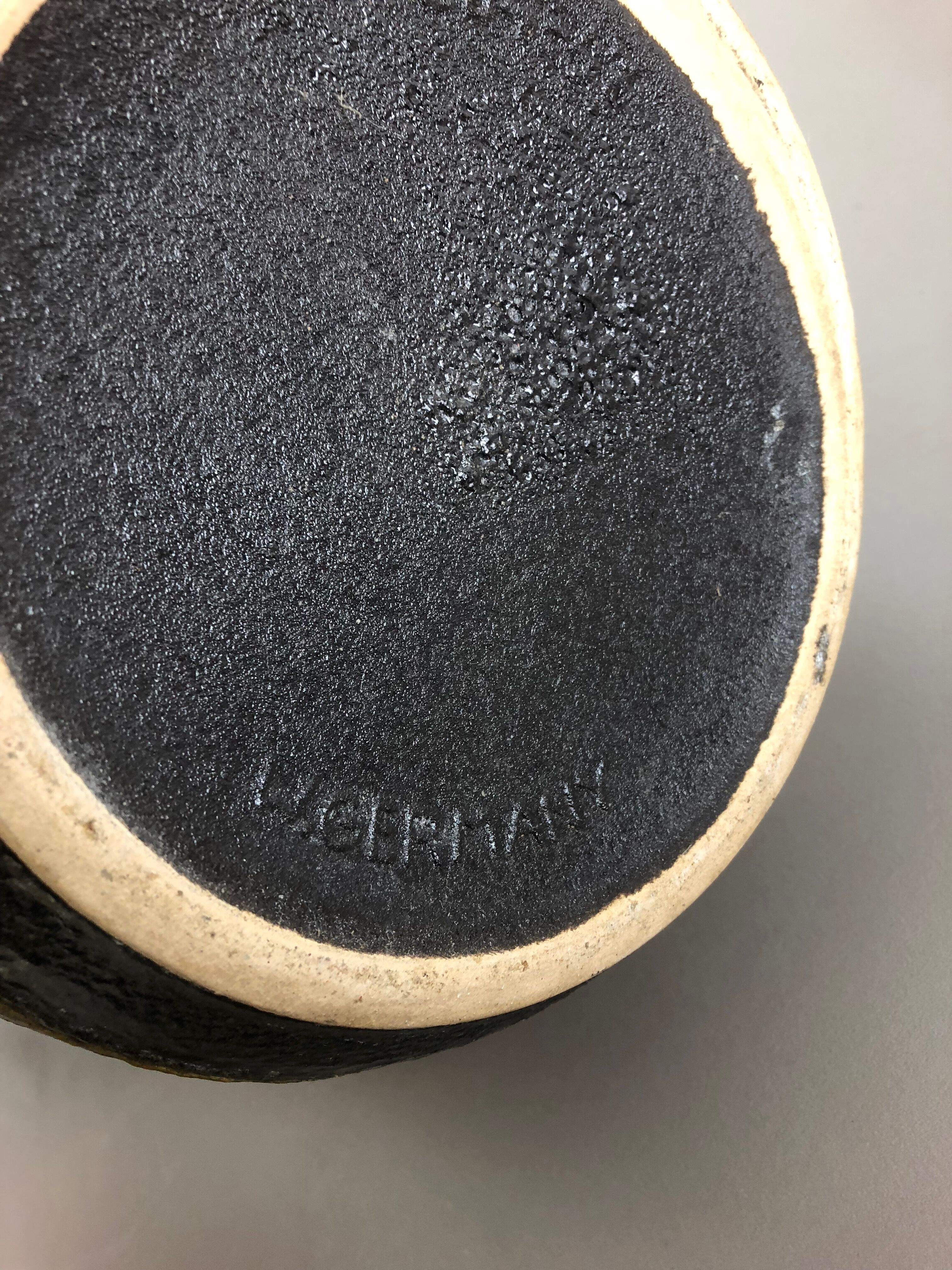 Pottery fat lava multi-color 284-47 floor vase made by Scheurich, 1970