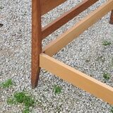 Vintage 50s oak daybed