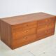 Chest of drawers by Erik Brouer 1960s Danish lowboard vintage teak