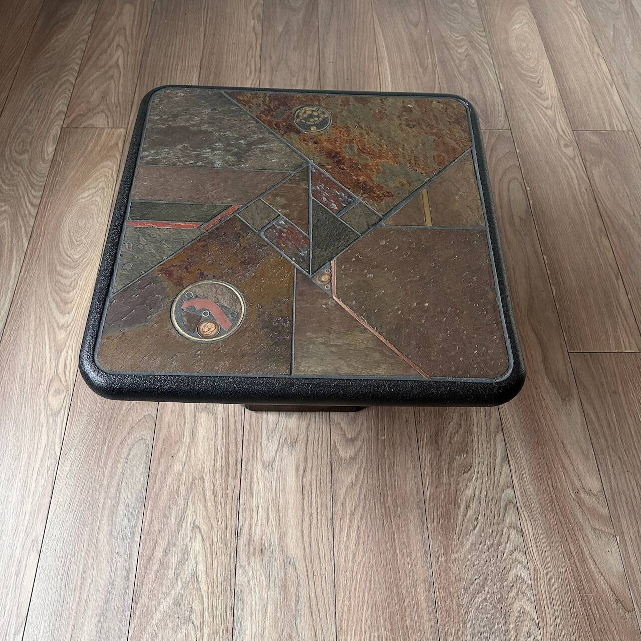Brutalist coffee table by Paul Kingma