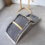 Ikea vintage Kim Samson curved beech wood deck chair