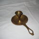 Lot of brass candlesticks