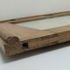 Mirror weathered wood ice beveled vintage 76 cm x 96 cm