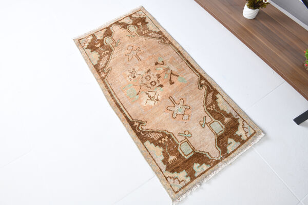 tapis de porte 2x3, tapis de tapis de porte vintage 2x3, 101x49 Cm