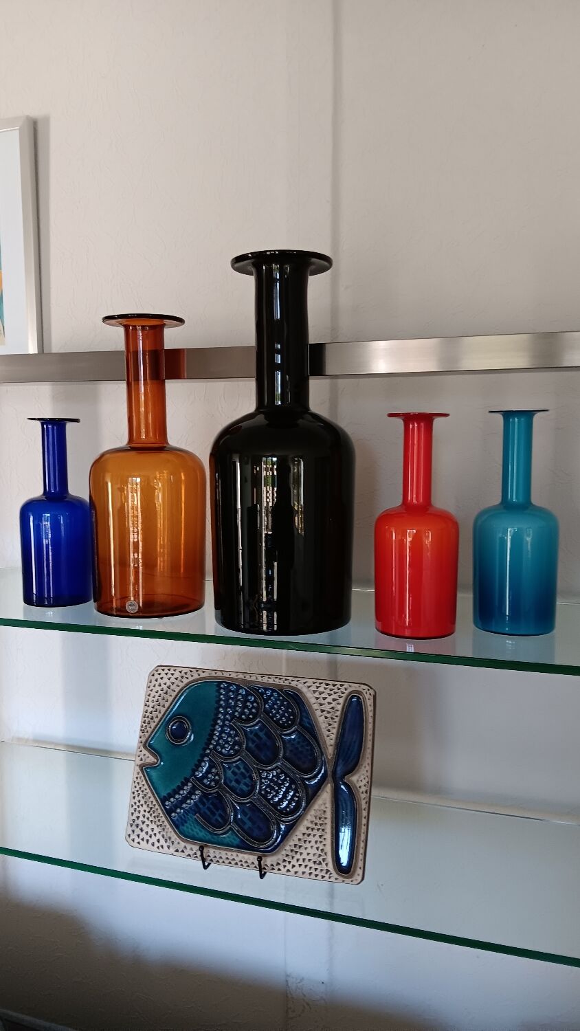 Plaque murale suédoise de Mari Simmulson pour Upsala Ekeby