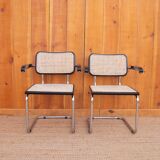 Paire de fauteuils Cesca B64 de Marcel Breuer
