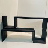 Solid wood wall shelves