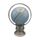 Lampe verre de clichy