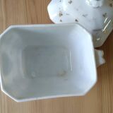 Coffee cups and sugar bowl, Old Paris Empire porcelain, Vve BARES