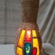 Vintage vase lamp in Accolay ceramic signed Armel - 60s/70s