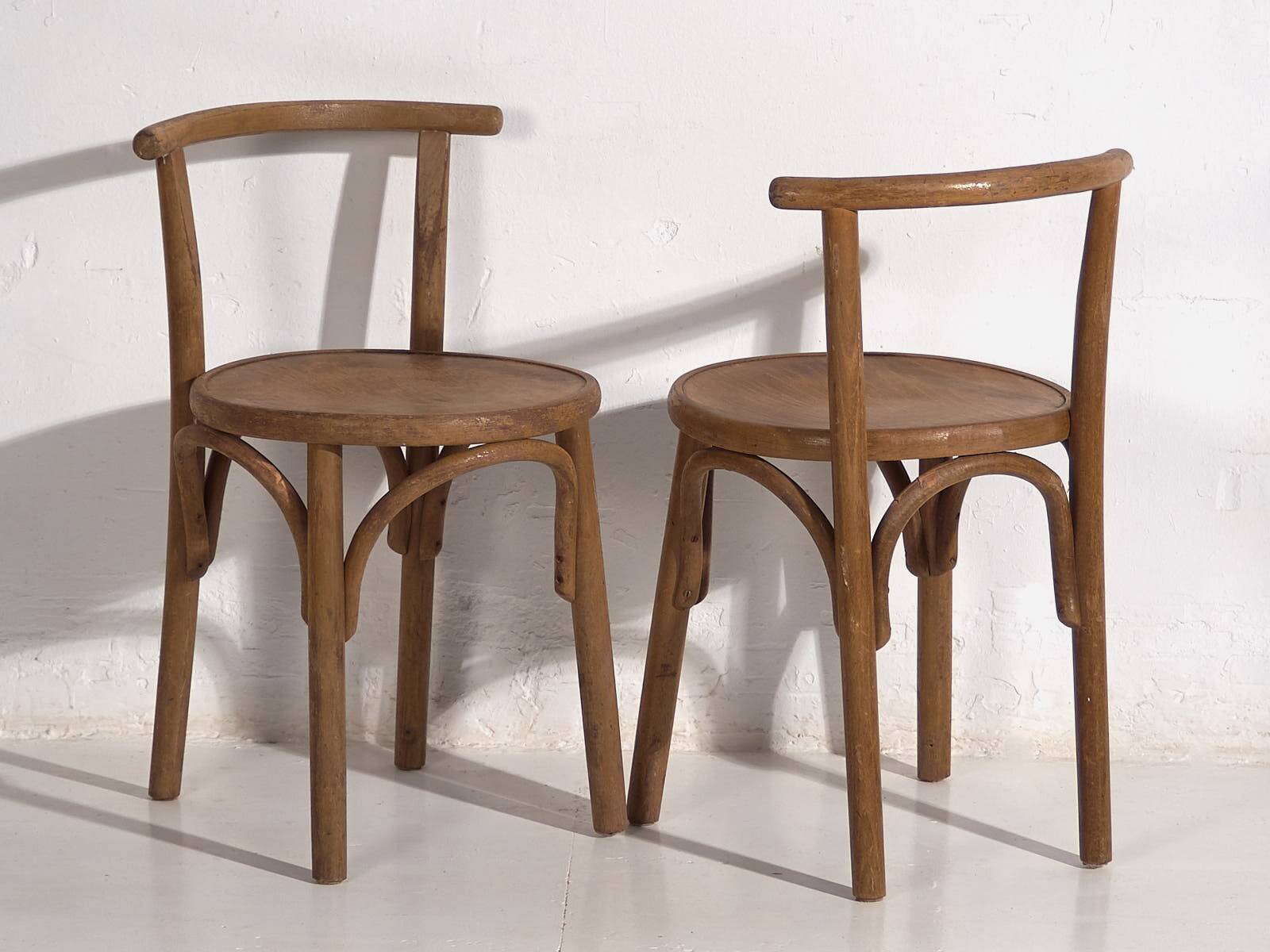 Set of antique Thonet chairs (circa 1920). Set of 4 pieces #3