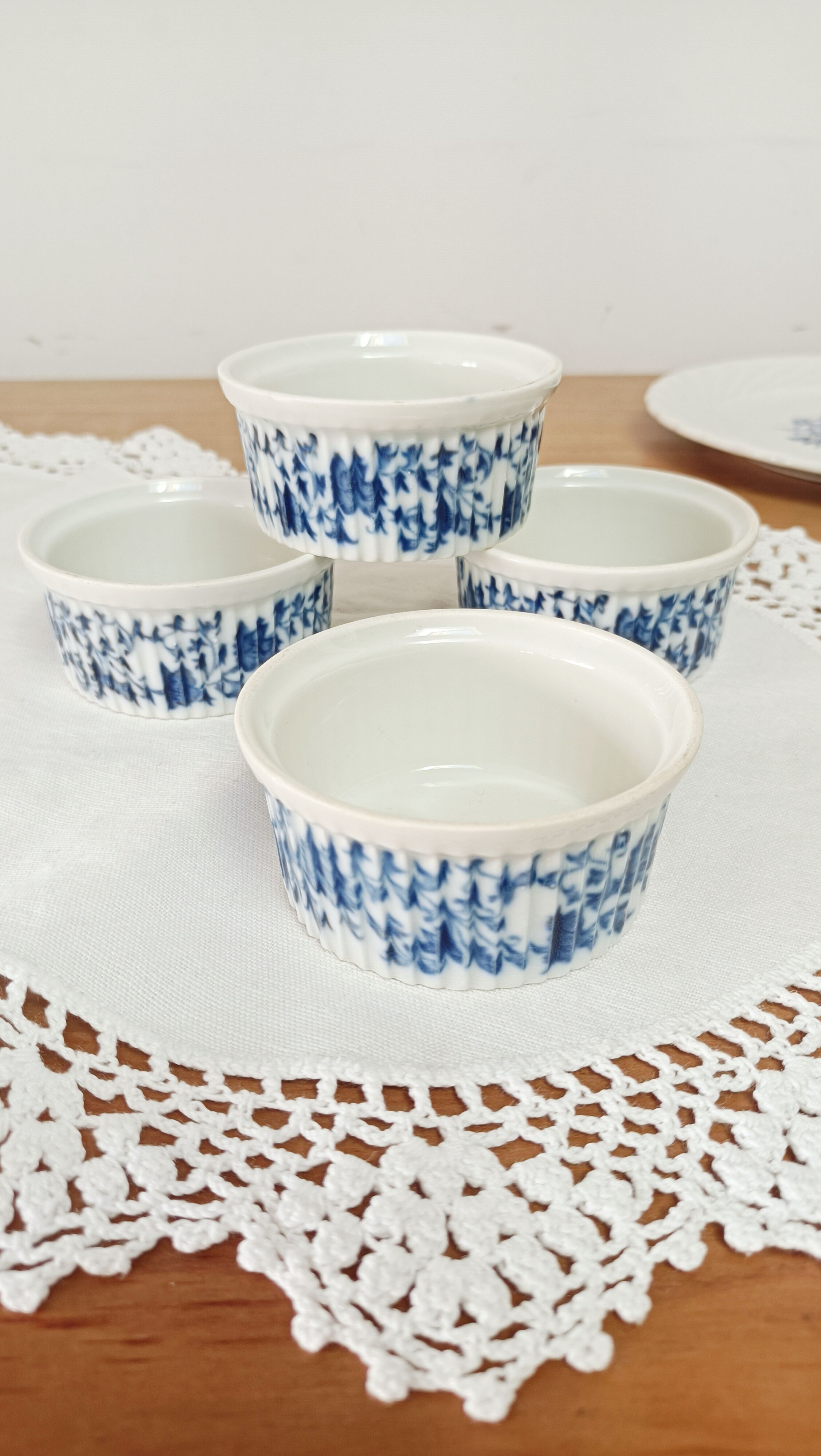 Set of 4 ramekins Pillivuyt Country style