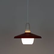 Suspension vintage danoise par Bent Karlby, années 1950.