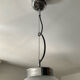Vintage Lotus opaline pendant light from the 70s