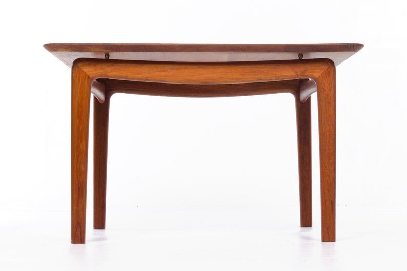 Finn Juhl coffee table for France Son, solid teak, vintage, mid-century, Denmark