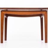 Table basse de Finn Juhl pour France Son, teck solide, vintage, milieu du siècle, Danemark