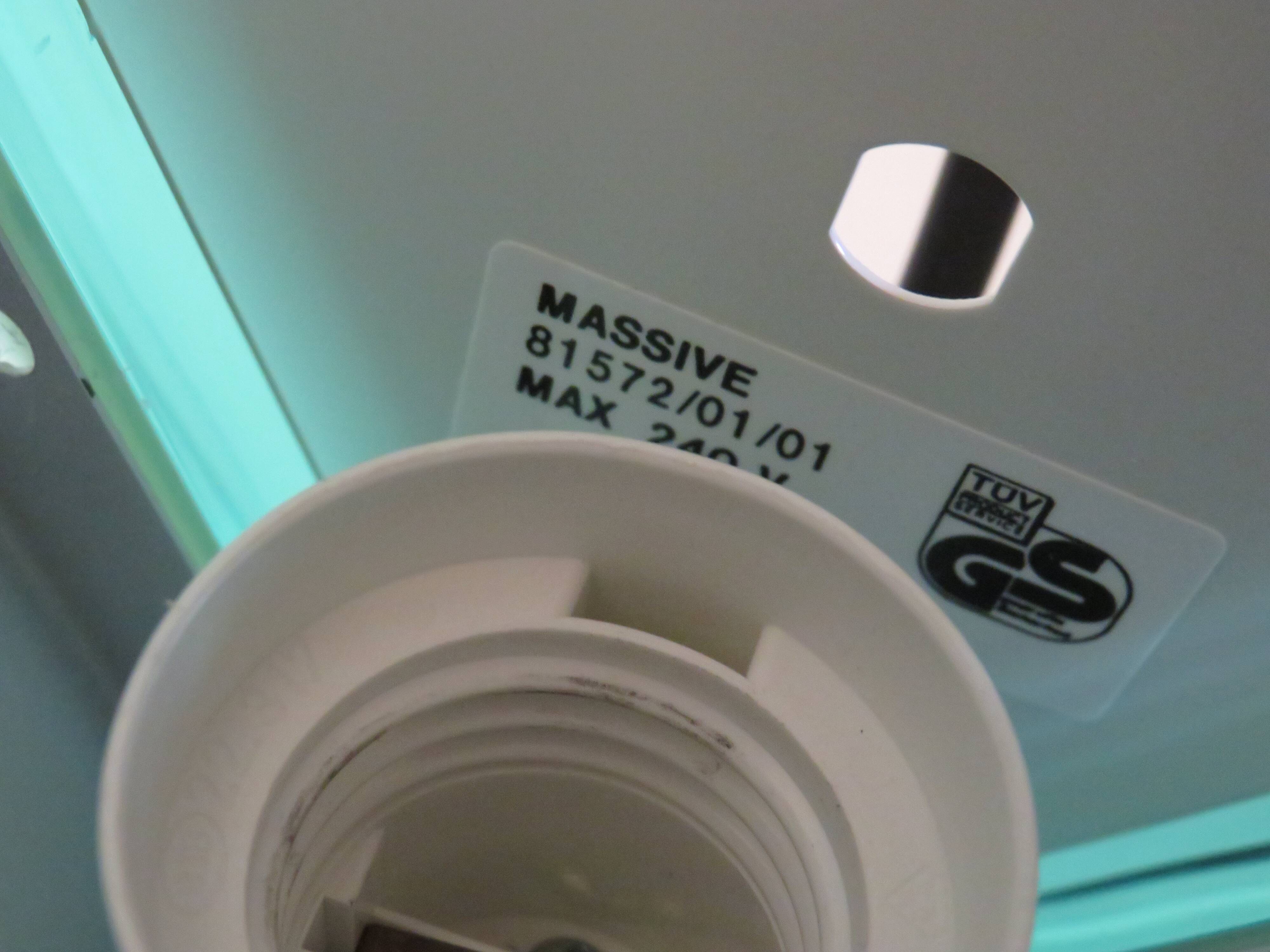 Hollywood Regency wall lamp by Massive Belgium 1980