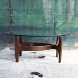 Adrian Pearsall walnut coffee table