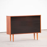 Vintage teak and glass sideboard 114cm