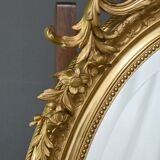 Large Gilded Wood Mirror, Louis XV Style – Part 2 of the 19th Century