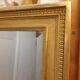 Large bevelled gold mirror