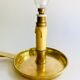 Candlestick lamp, fabric cable, flame bulb