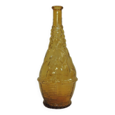 Carafe italienne en verre ambré/vintage