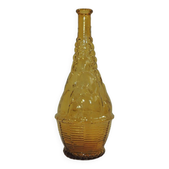 Italian amber/vintage glass carafe
