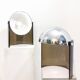 Mid-Century Modern Pair of Chrome and Plexiglass, 1970s