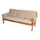 Scandinavian GE40 sofa in oak stamped by Hans J. Wegner for Getama, 1960s.