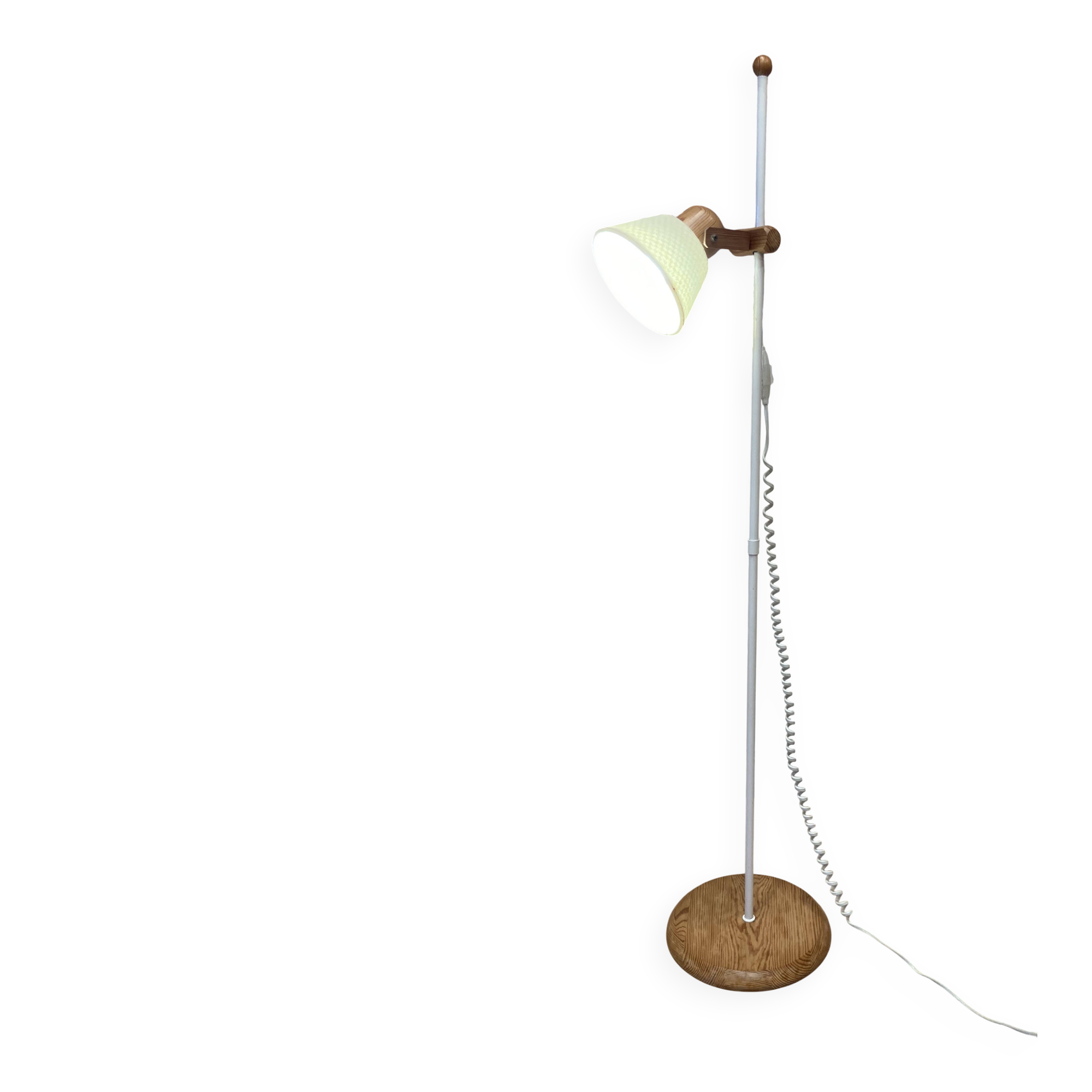 Scandinavian design modular floor lamp.