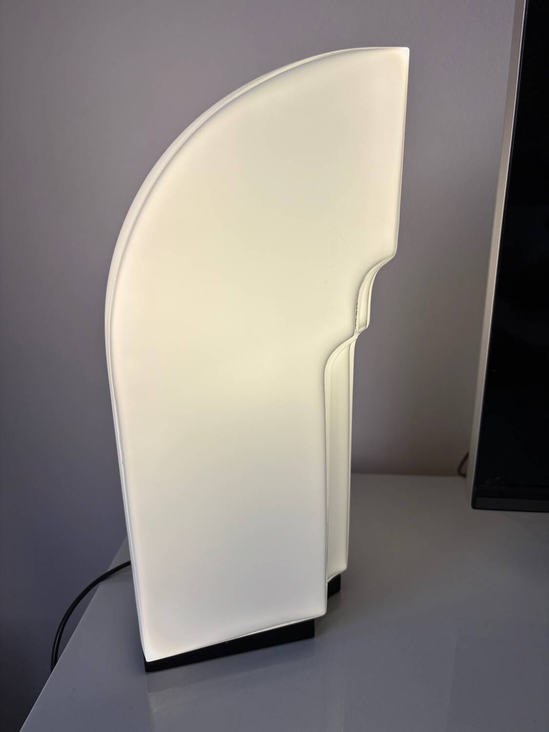 Mid-Century Leucos Tiki 33 Table Lamp in Murano Glass by Kazuhide