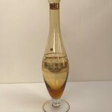 Brown and gold vase, Made in Italy