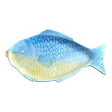 Plat en barbotine poisson