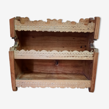 Pine wall shelf