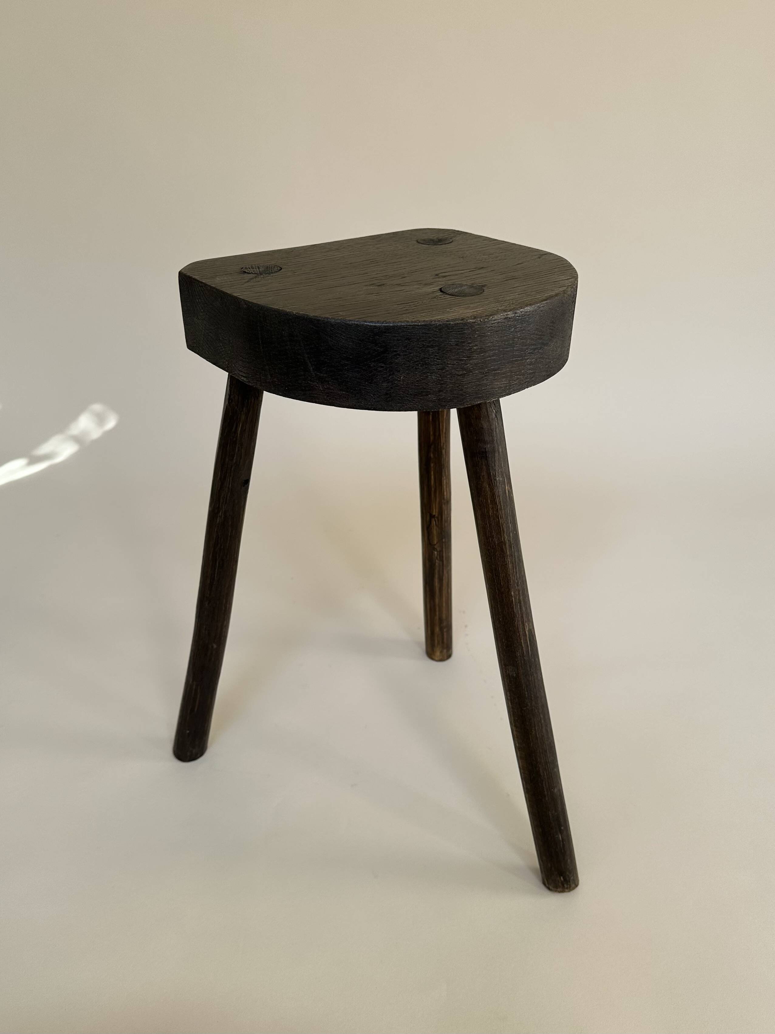 Tripod stool, late 19th century