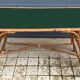 Bureau vintage en rotin et osier