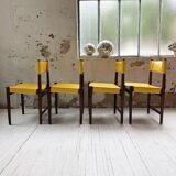 Rosewood leather chairs by Arne Vodder for Sibast