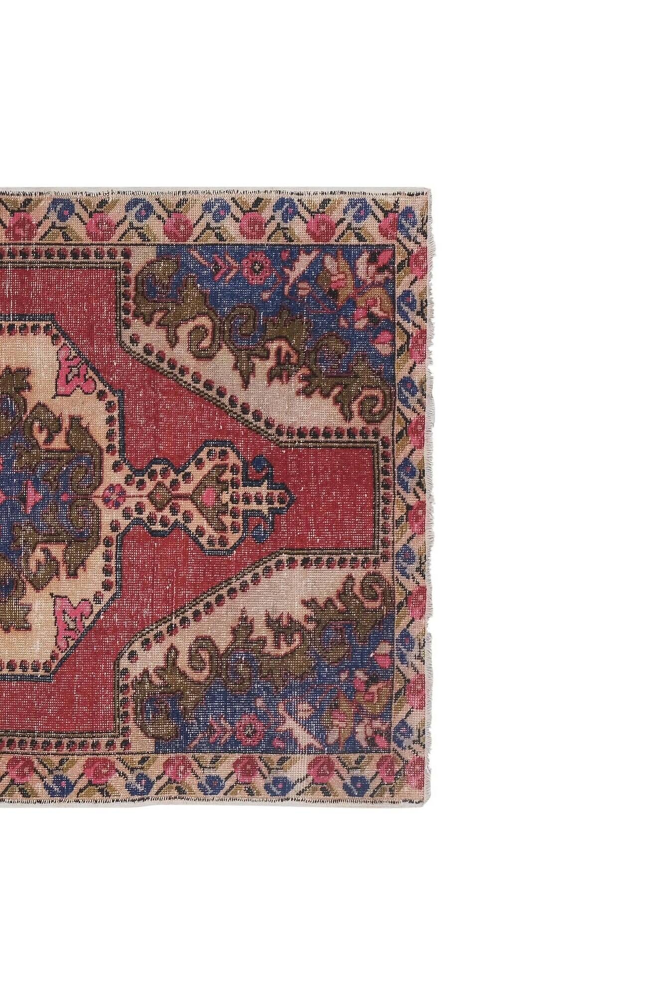 Vintage Turkish Oushak rug 135x220 cm