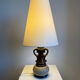 Vintage Mid Century Modern German Handmade Fat Lava Ceramic Table Lamp