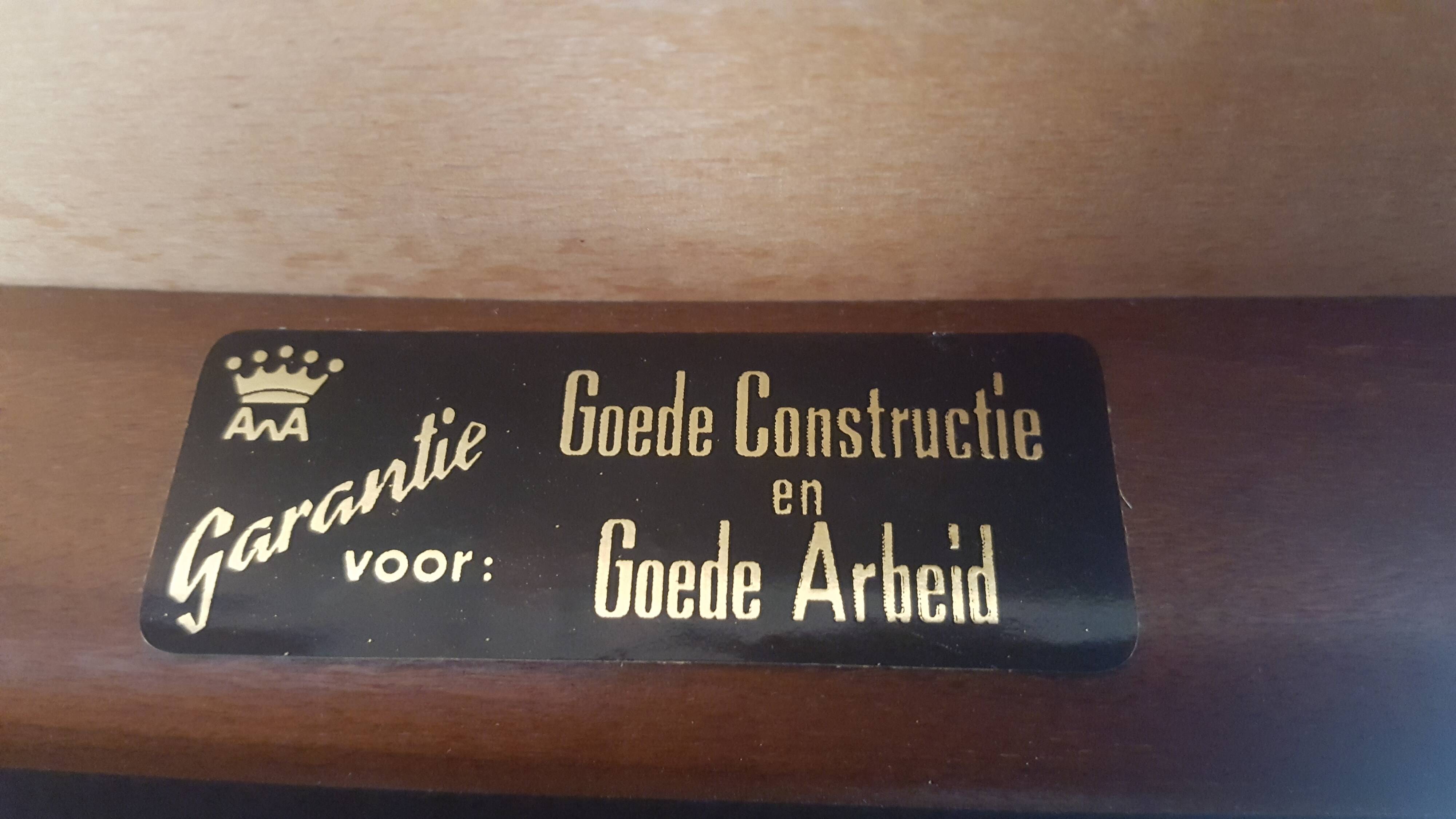 4 chaises Goede Arbeid en teck