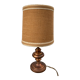 Copper lamp and fabric lampshade from the 70s