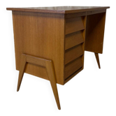 Bureau enfant 1950, vintage pied compas