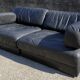 Sofa convertible modular seats leather of Sede 1970