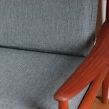 Scandinavian teak bench by Grete Jalk