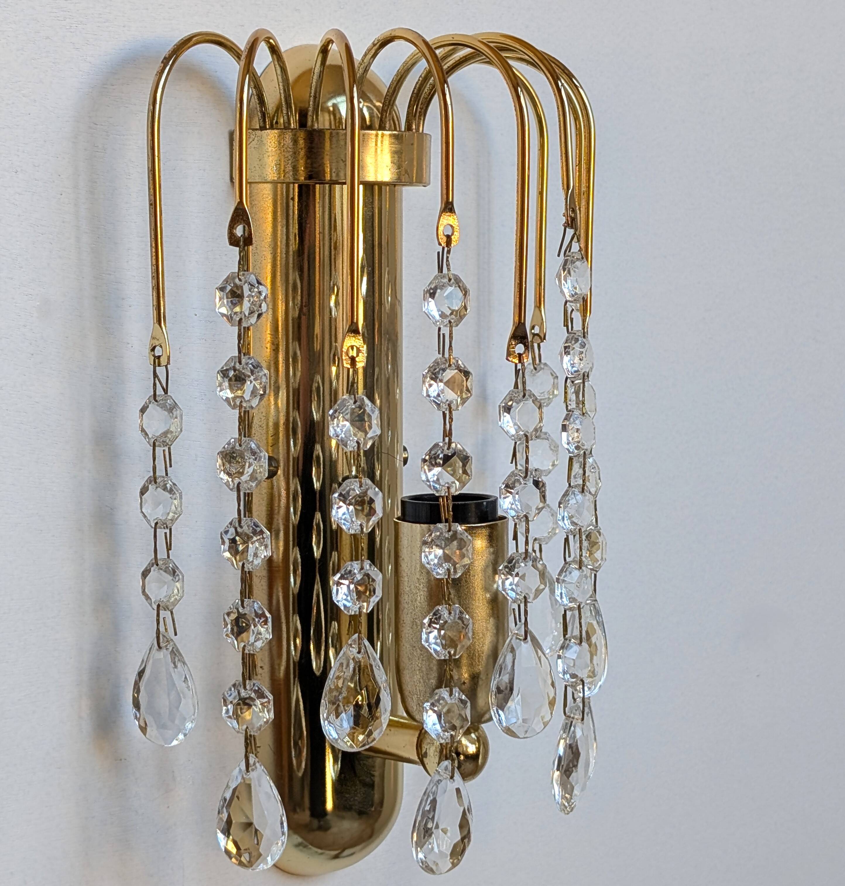 Pair of Italian wall lights