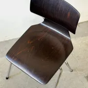 Ensemble de 4 chaises empilables, Pagwood (Pagholz), Allemagne, années 1960/70.